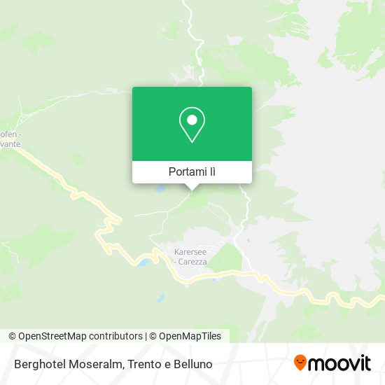 Mappa Berghotel Moseralm
