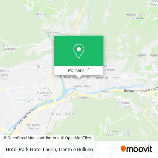 Mappa Hotel Park Hotel Laurin