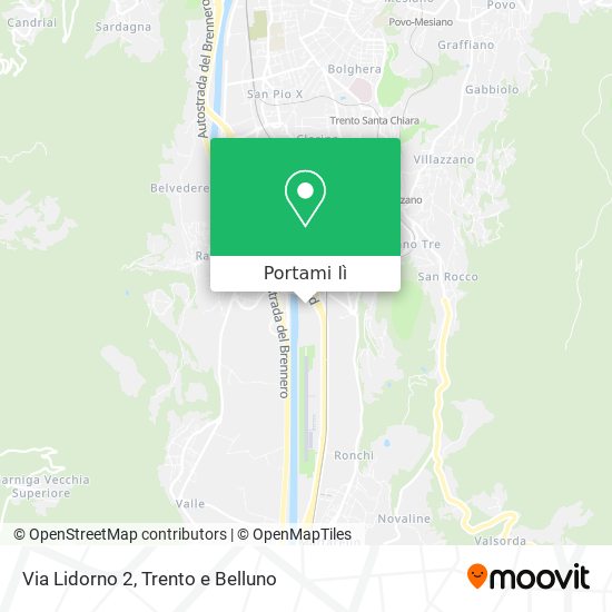 Mappa Via Lidorno 2