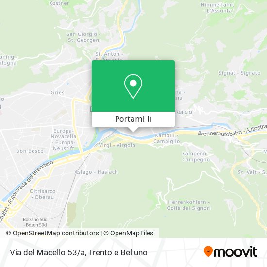 Mappa Via del Macello 53/a