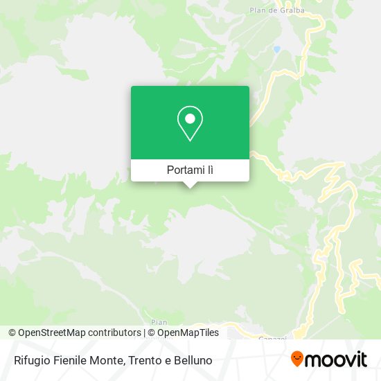 Mappa Rifugio Fienile Monte