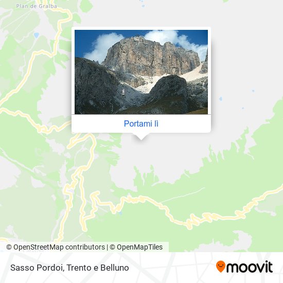 Mappa Sasso Pordoi