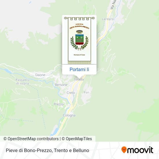 Mappa Pieve di Bono-Prezzo