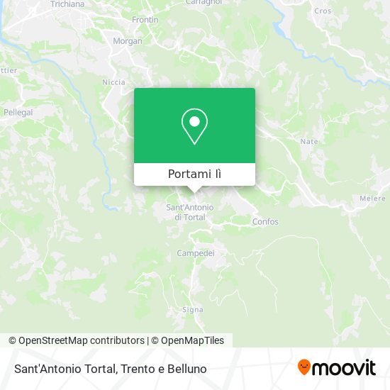 Mappa Sant'Antonio Tortal