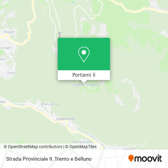Mappa Strada Provinciale 9