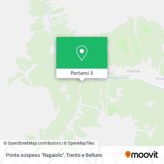 Mappa Ponte sospeso "Ragaiolo"