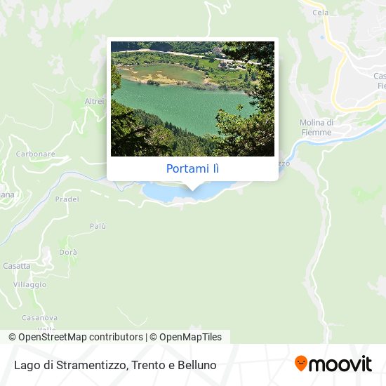 Mappa Lago di Stramentizzo
