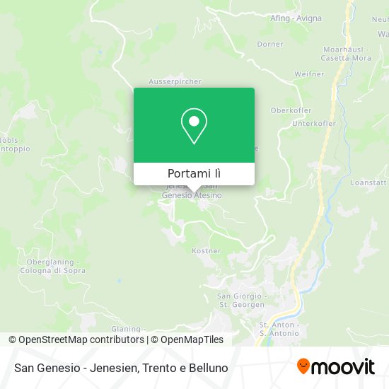 Mappa San Genesio - Jenesien