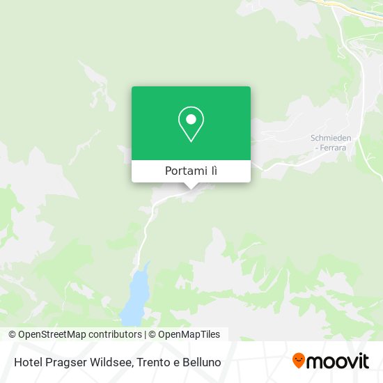 Mappa Hotel Pragser Wildsee