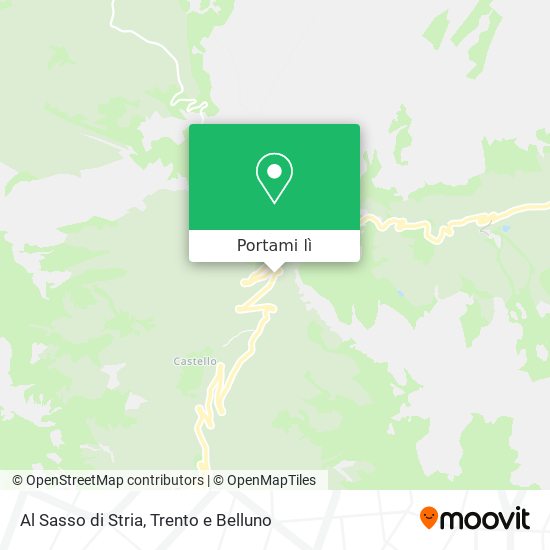 Mappa Al Sasso di Stria