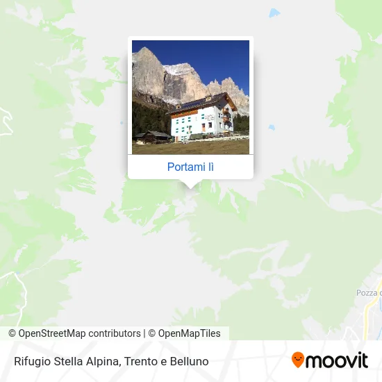 Mappa Rifugio Stella Alpina