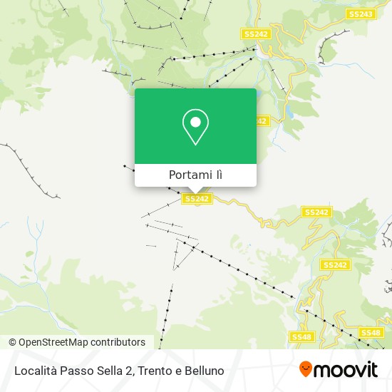Mappa Località Passo Sella 2