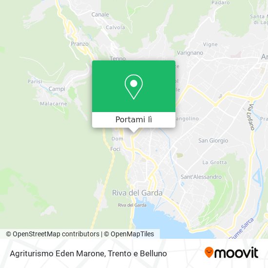 Mappa Agriturismo Eden Marone