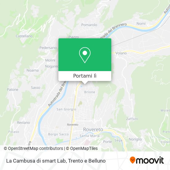 Mappa La Cambusa di smart Lab