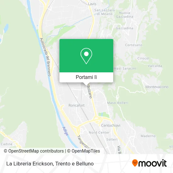 Mappa La Libreria Erickson