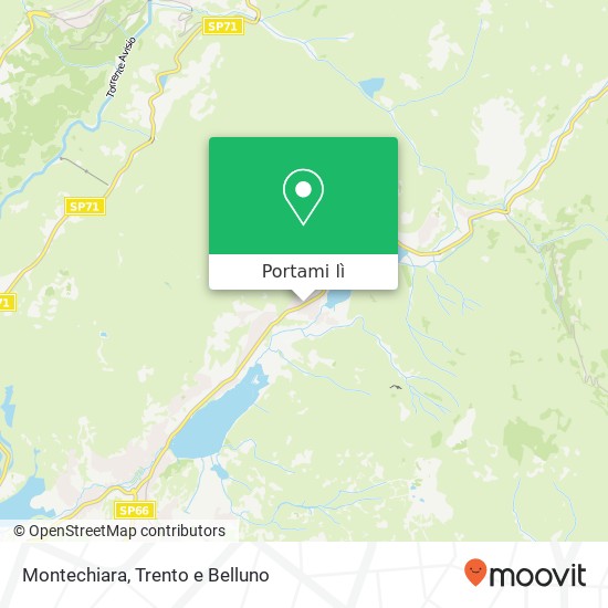 Mappa Montechiara, Località Campolongo 38042 Baselga di Pinè