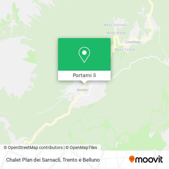 Mappa Chalet Plan dei Sarnacli