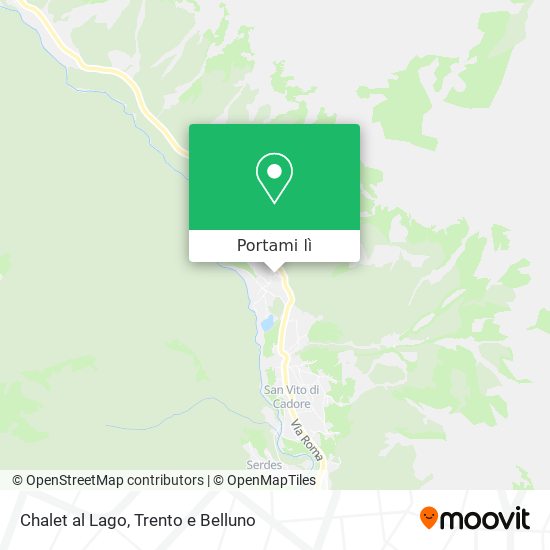 Mappa Chalet al Lago