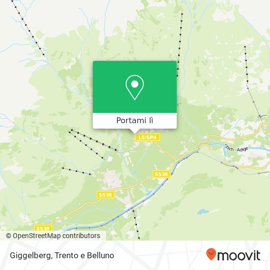 Mappa Giggelberg, Via Randold Götsch 39020 Parcines