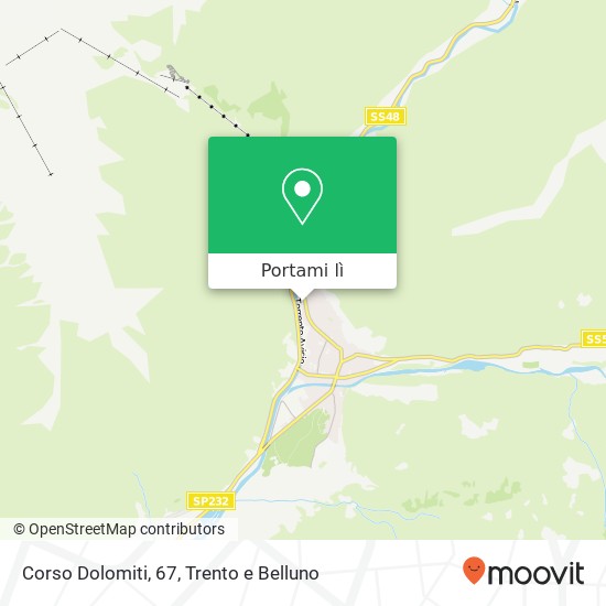 Mappa Corso Dolomiti, 67