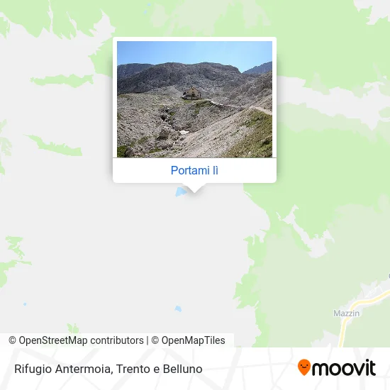 Mappa Rifugio Antermoia