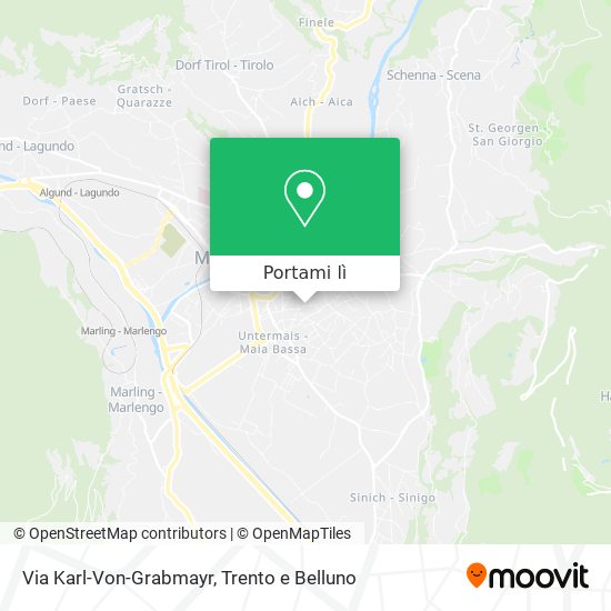 Mappa Via Karl-Von-Grabmayr
