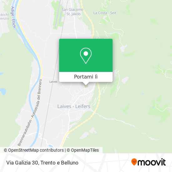 Mappa Via Galizia 30