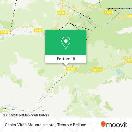 Mappa Chalet Vites Mountain Hotel