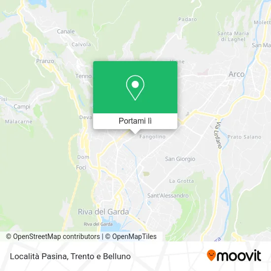 Mappa Località Pasina