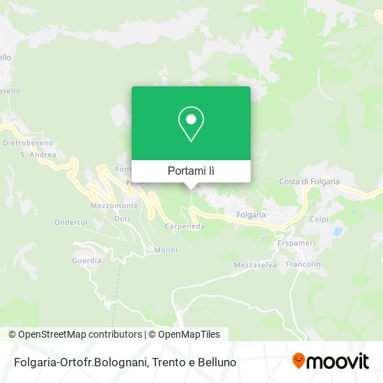 Mappa Folgaria-Ortofr.Bolognani