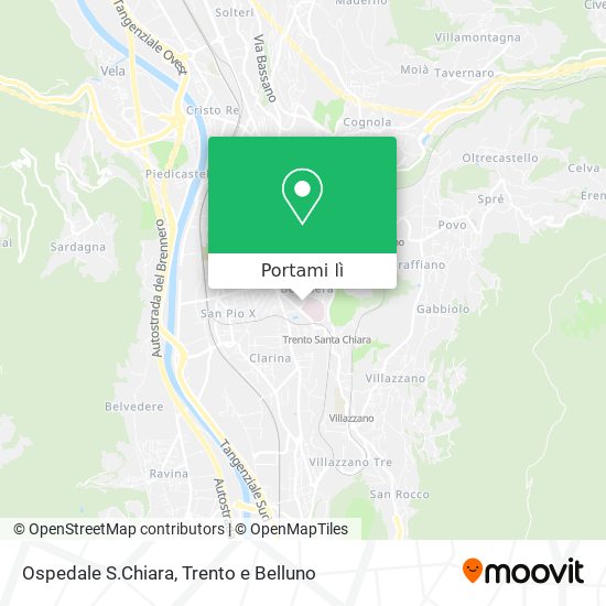Mappa Ospedale S.Chiara