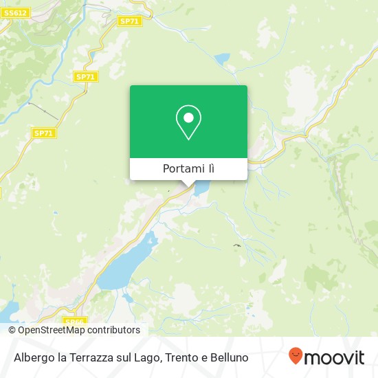 Mappa Albergo la Terrazza sul Lago