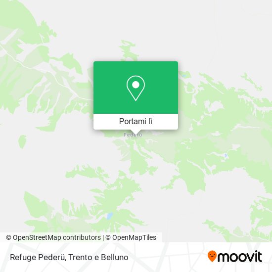 Mappa Refuge Pederü
