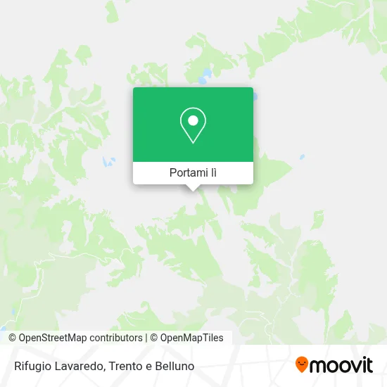 Mappa Rifugio Lavaredo