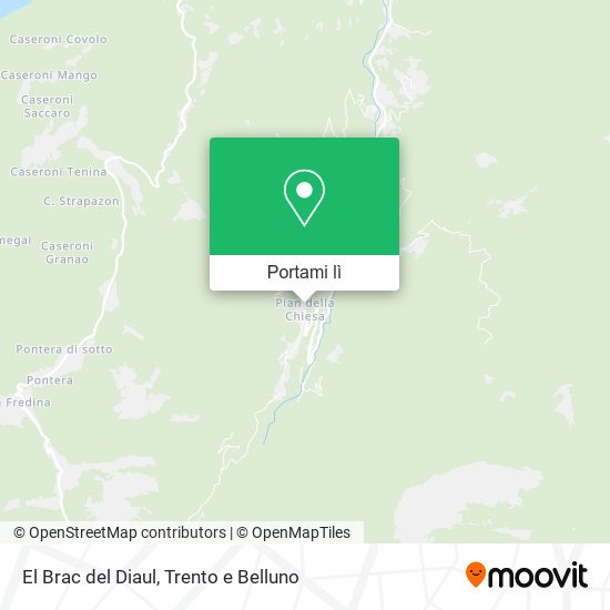 Mappa El Brac del Diaul