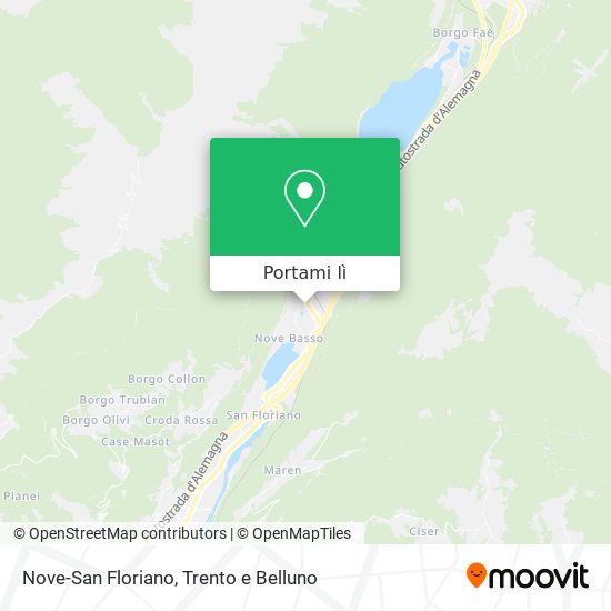 Mappa Nove-San Floriano