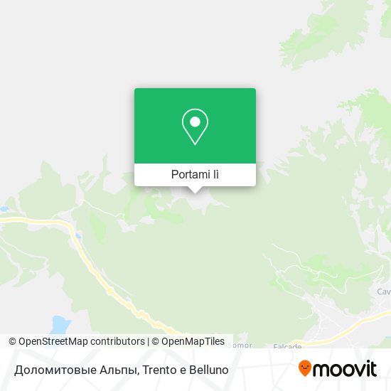 Mappa Доломитовые Альпы