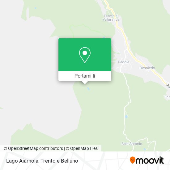 Mappa Lago Aiàrnola