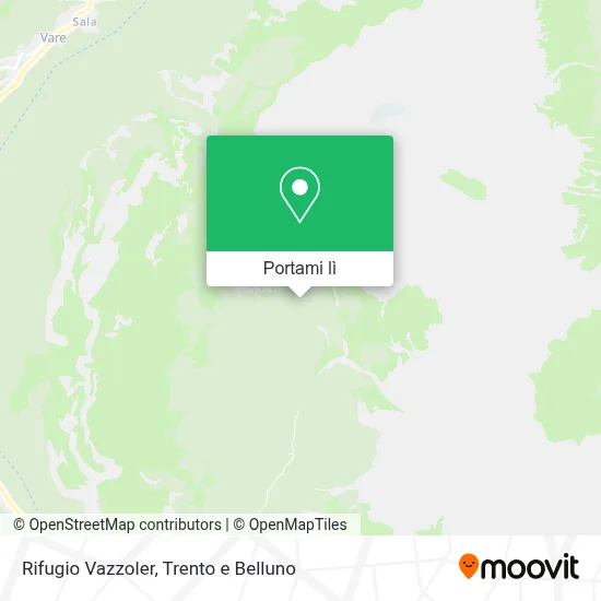 Mappa Rifugio Vazzoler