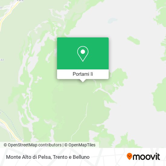 Mappa Monte Alto di Pelsa