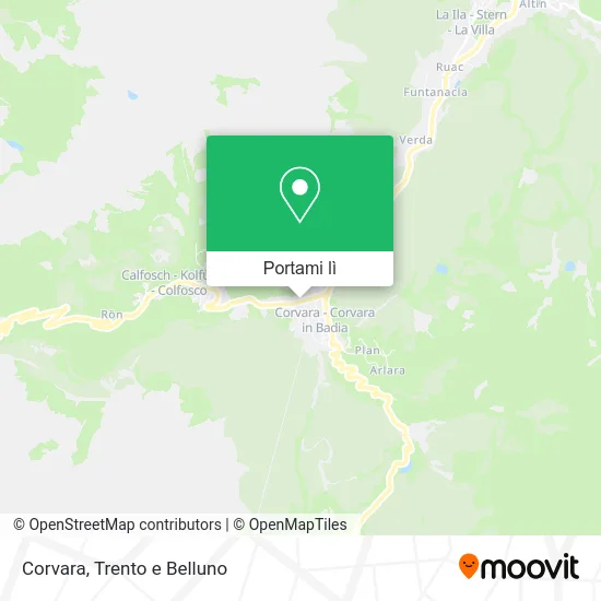 Mappa Corvara