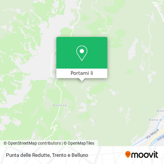 Mappa Punta delle Redutte