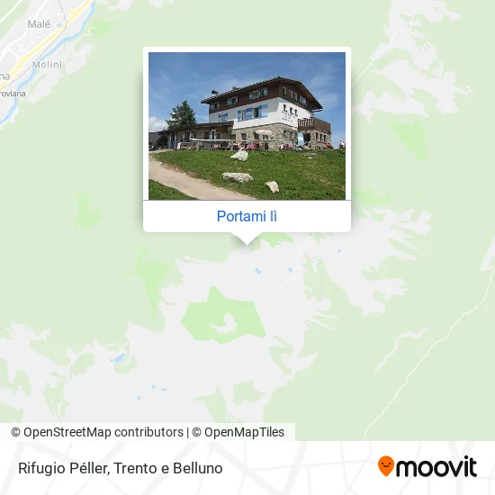 Mappa Rifugio Péller