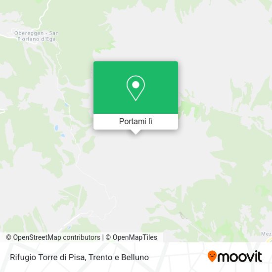 Mappa Rifugio Torre di Pisa