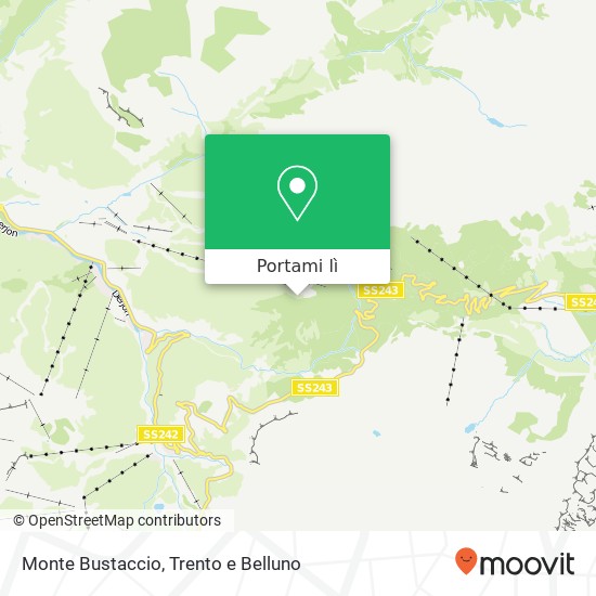 Mappa Monte Bustaccio