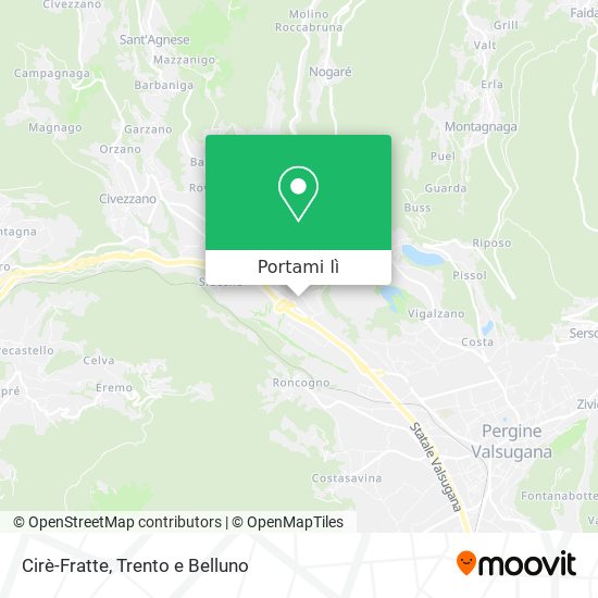 Mappa Cirè-Fratte