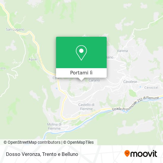 Mappa Dosso Veronza