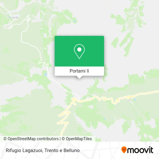 Mappa Rifugio Lagazuoi