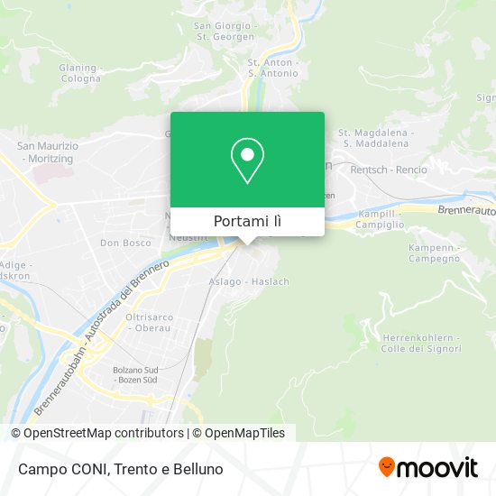 Mappa Campo CONI