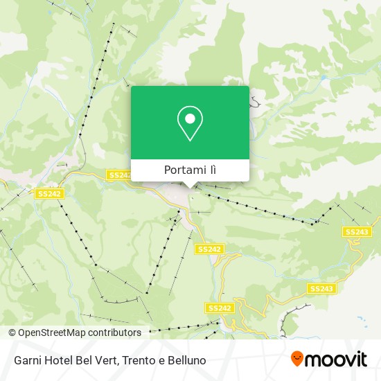 Mappa Garni Hotel Bel Vert